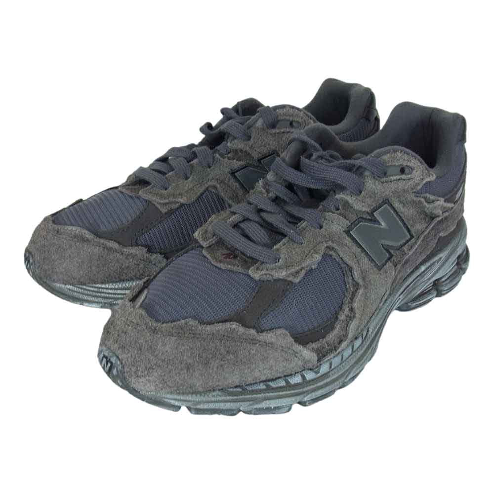 NEW BALANCE ニューバランス M2002RDB 擦れ加工 スエード スニーカー グレー系 26.5cm【中古】