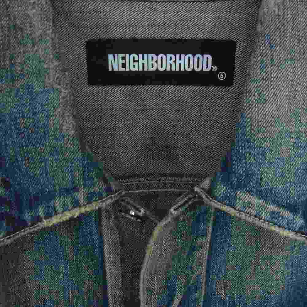 NEIGHBORHOOD ネイバーフッド 221XBNH-JKM01 SAVAGE TYPE-2 C-JK サベージ ペイント ユーズド 加工 2nd デニム ジャケット XL【中古】