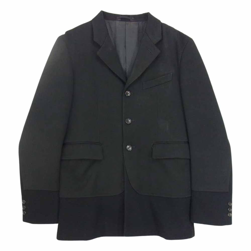 COMME des GARCONS HOMME PLUS コムデギャルソンオムプリュス 00AW ドッキングロック期 ヴィンテージ アーカイブ PJ-04049M スタッズ ドッキング テーラードジャケット ブラック系 M【中古】