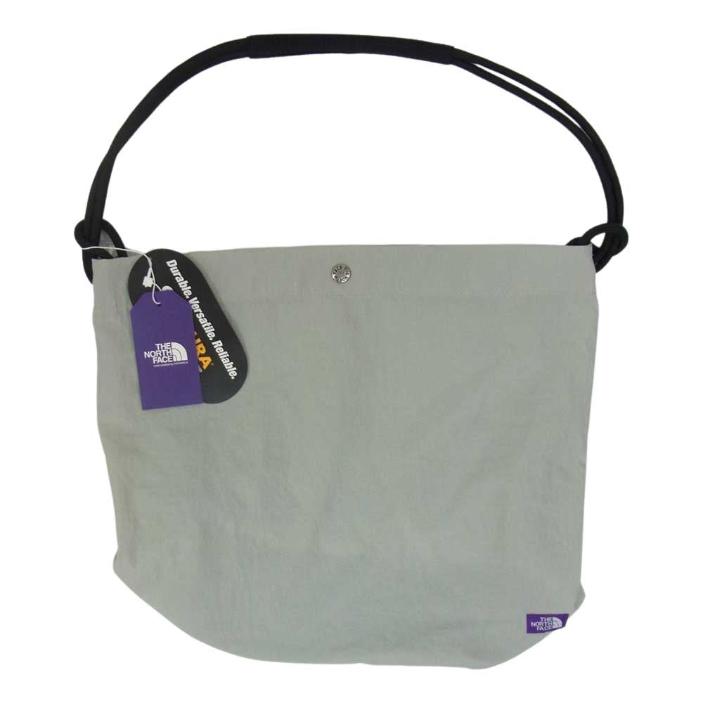 THE NORTH FACE ノースフェイス NN7108N PURPLE LABEL パープルレーベル Lounge Reusable Bag ラウンジ リユーザブル バッグ ショルダー グレー系【新古品】【未使用】【中古】