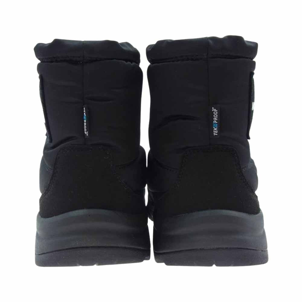 THE NORTH FACE ノースフェイス NF52076 Nuptse Bootie WP Logo Short ヌプシ ブーティ ウォータープルーフ ロゴ ショート ブーツ ブラック系 25cm【新古品】【未使用】【中古】