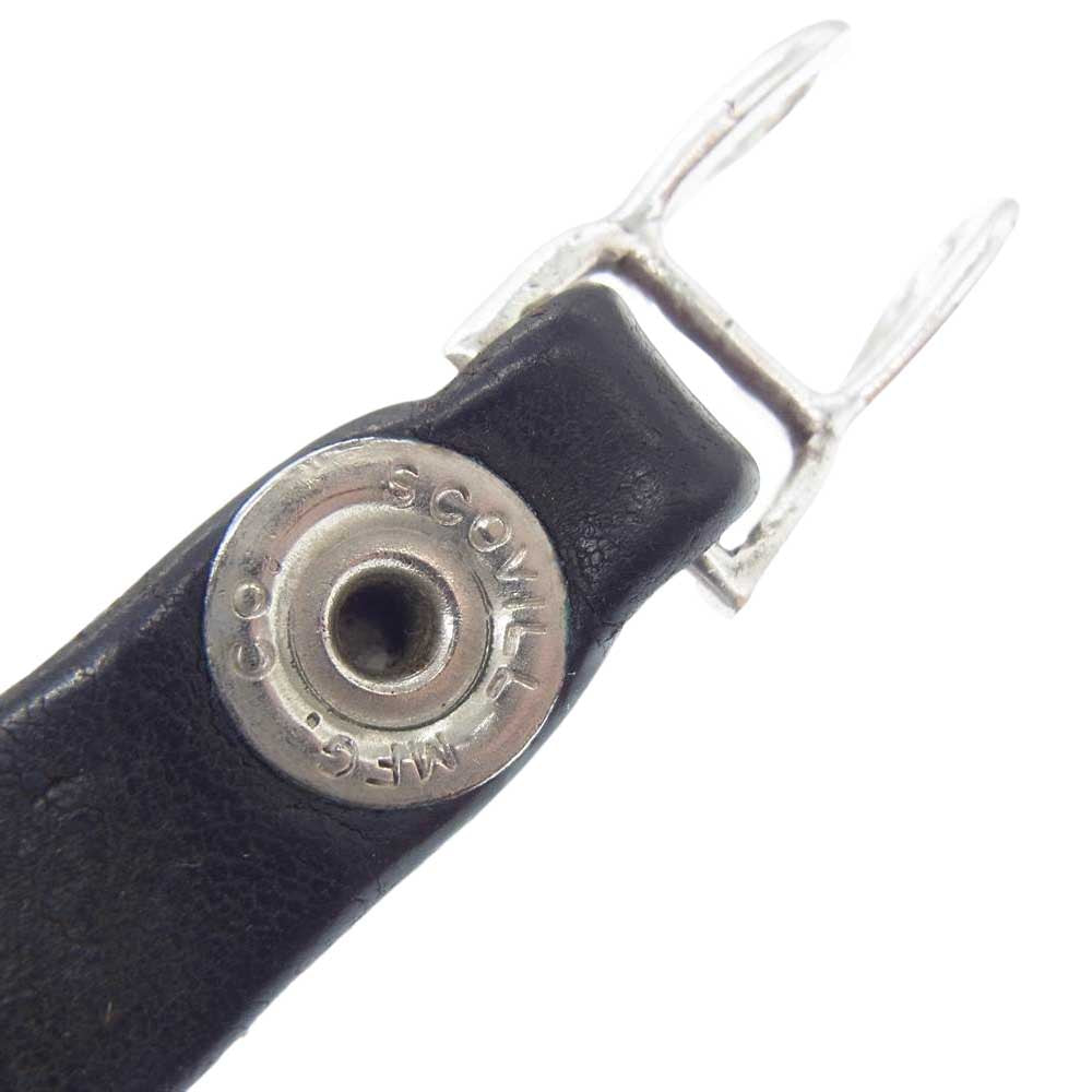 CHROME HEARTS クロムハーツ（原本無） BELTLOOP クロスボール ボタン ベルトループ  ブラック系 シルバー系【中古】