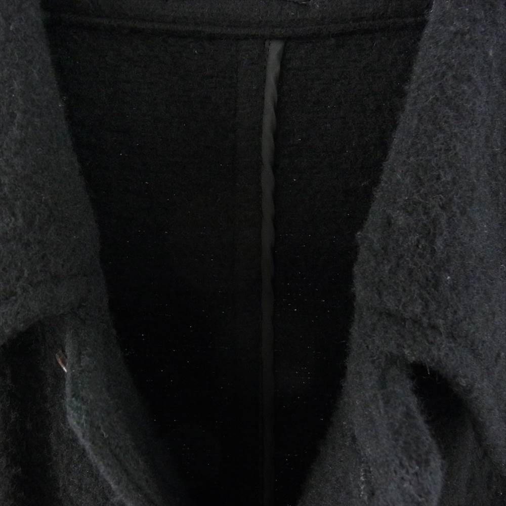 COMME des GARCONS HOMME コムデギャルソンオム 90s ヴィンテージ AD1996 HC-08004M ウール 縮絨 ステンカラー コート ブラック系 M【中古】