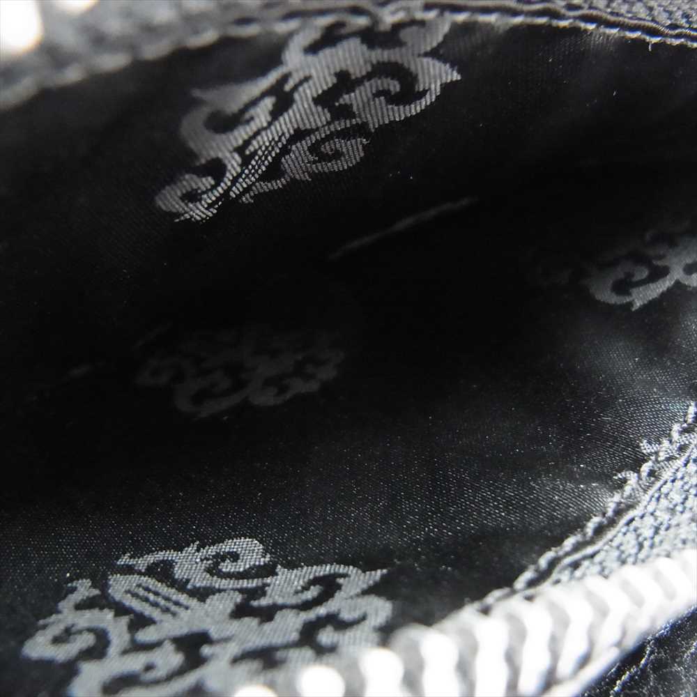 CHROME HEARTS クロムハーツ（原本無） REC F ZIP QUILTED キルティング セメタリー ジップ ウォレット ブラック系【中古】