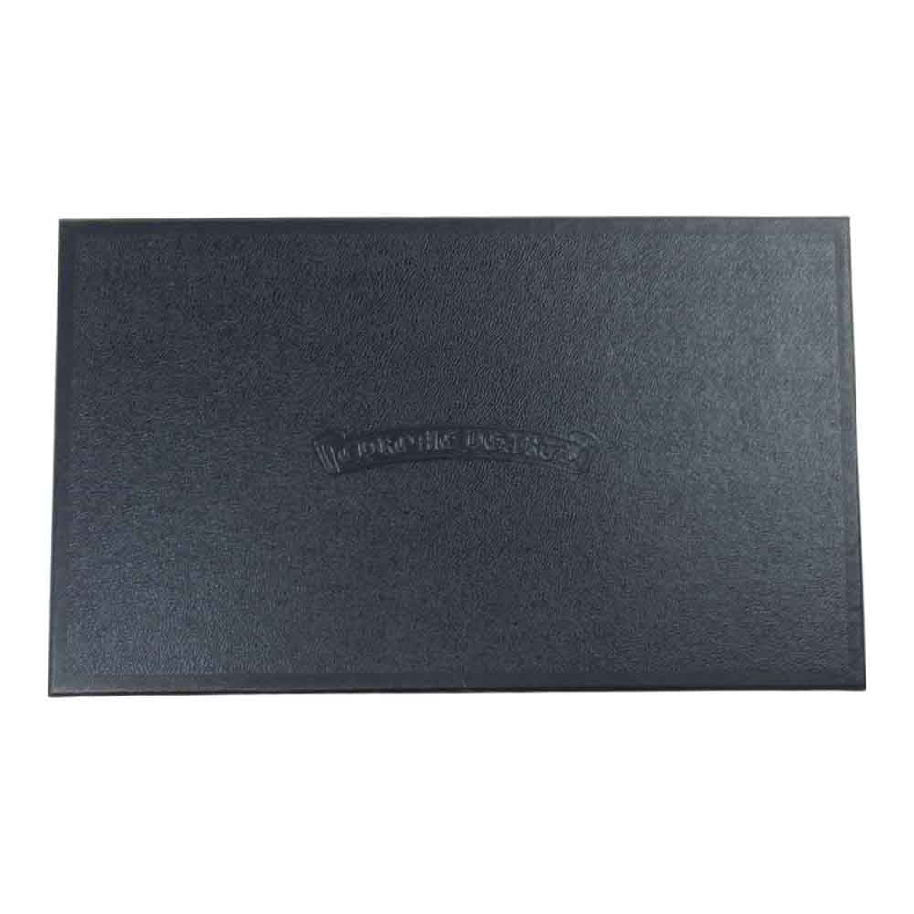 CHROME HEARTS クロムハーツ（原本無） REC F ZIP QUILTED キルティング セメタリー ジップ ウォレット ブラック系【中古】