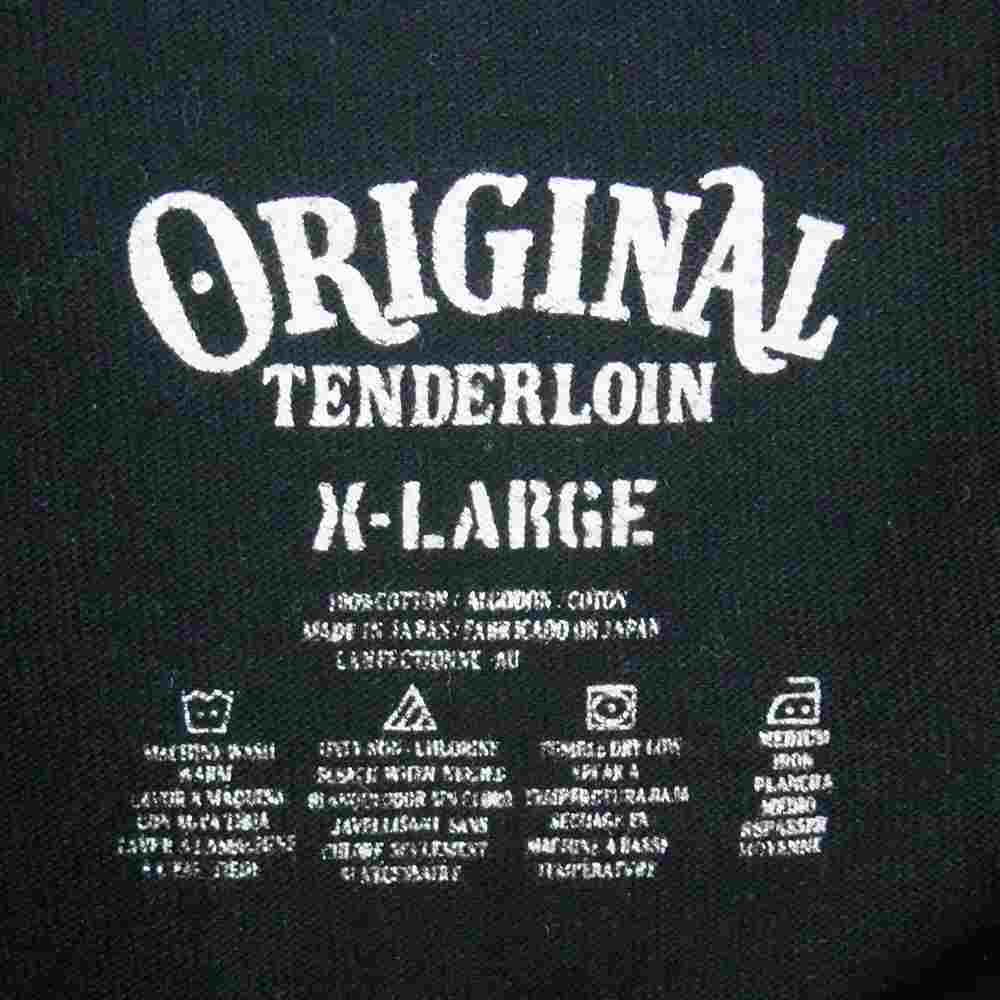 TENDERLOIN テンダーロイン TEE L/S SV シヴァ ナタラージャ プリント 長袖 Tシャツ ブラック系 XL【中古】