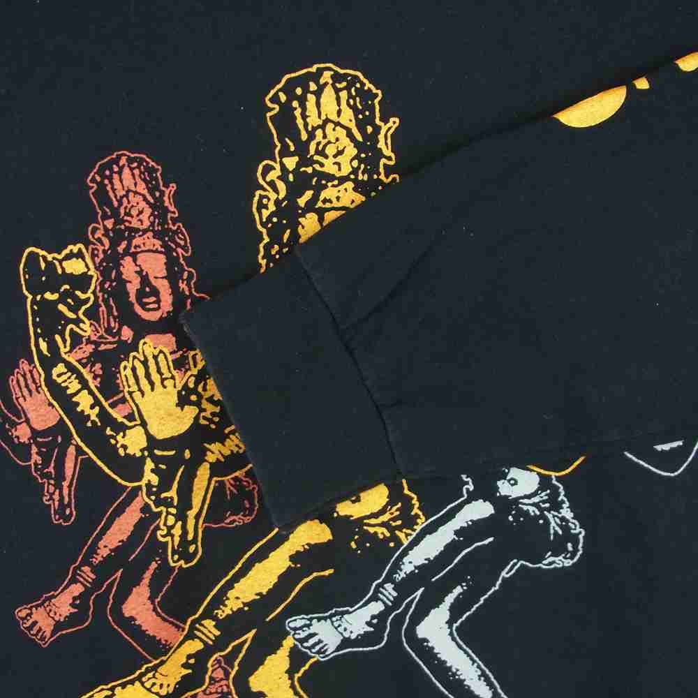 TENDERLOIN テンダーロイン TEE L/S SV シヴァ ナタラージャ プリント 長袖 Tシャツ ブラック系 XL【中古】