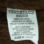 TENDERLOIN テンダーロイン T-DUCK VEST D ダック ワーク ベスト コットン 日本製 ブラウン系 M【中古】