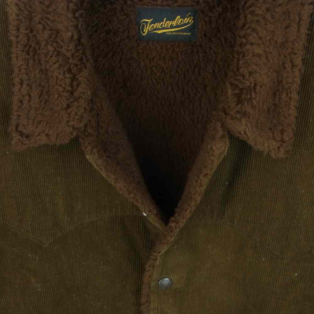 TENDERLOIN テンダーロイン T-SADDLE CORDUROY JKT サドル コーデュロイ ジャケット 日本製 ブラウン系 M【中古】