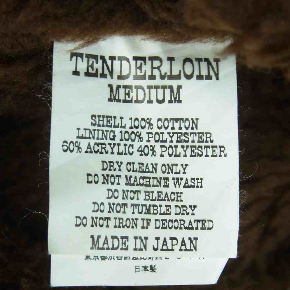 TENDERLOIN テンダーロイン T-SADDLE CORDUROY JKT サドル コーデュロイ ジャケット 日本製 ブラウン系 M【中古】