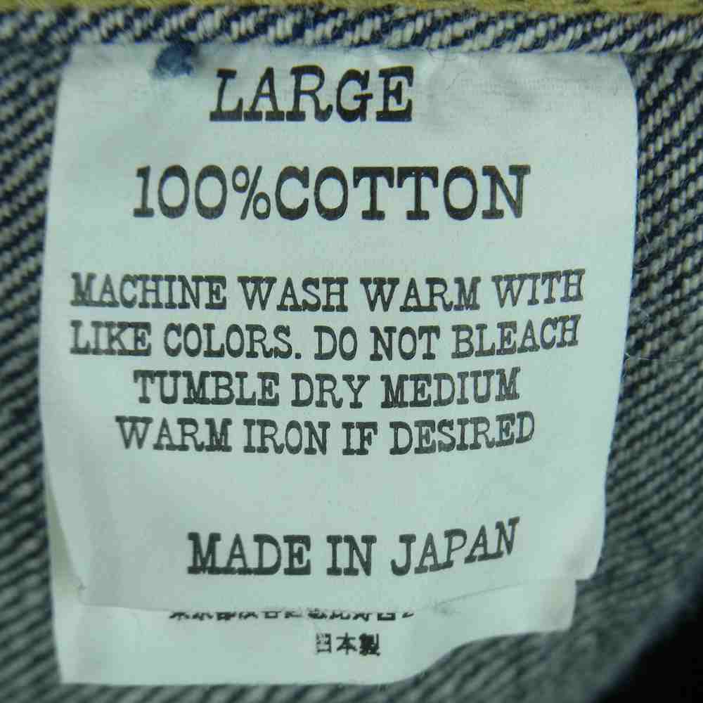 TENDERLOIN テンダーロイン T-1st デニム トラッカー ジャケット コットン 日本製 インディゴブルー系 L【中古】