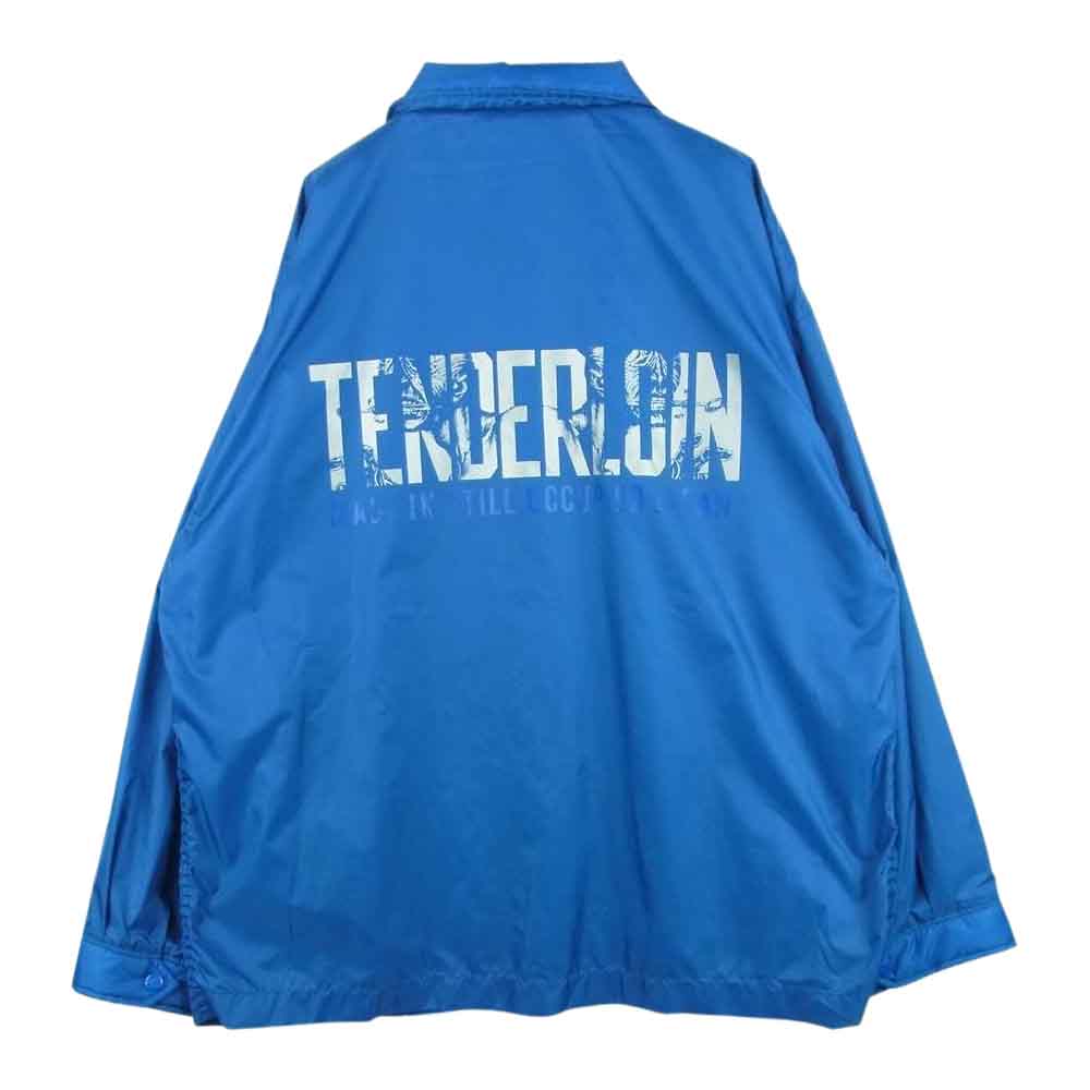 TENDERLOIN テンダーロイン T-NYLON COACH JKT QB ナイロン コーチ ジャケット 日本製 ブルー系 M【中古】