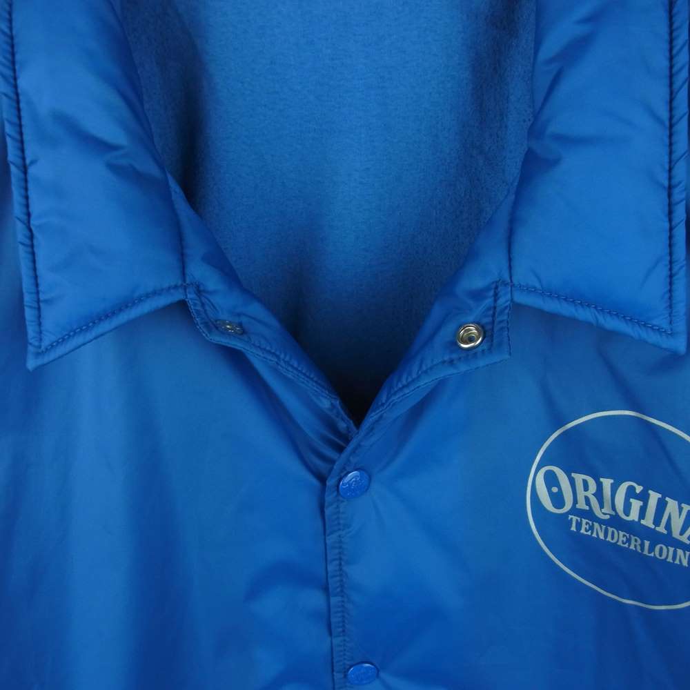 TENDERLOIN テンダーロイン T-NYLON COACH JKT QB ナイロン コーチ ジャケット 日本製 ブルー系 M【中古】