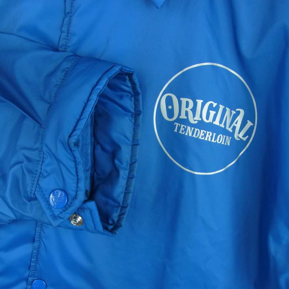TENDERLOIN テンダーロイン T-NYLON COACH JKT QB ナイロン コーチ ジャケット 日本製 ブルー系 M【中古】