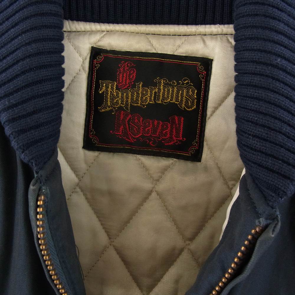 TENDERLOIN テンダーロイン T-WORK LONG JKT リブ ワーク ロング ジャケット ネイビー系 M【中古】