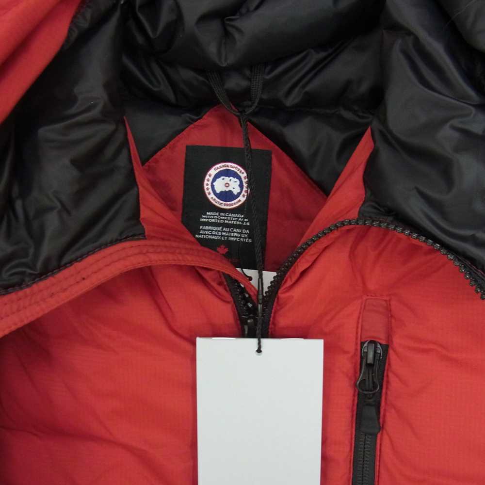 CANADA GOOSE カナダグース 5078M サザビーリーグ 国内正規品 LODGE HOODY ロッジフーディ レッド系 XS【新古品】【未使用】【中古】