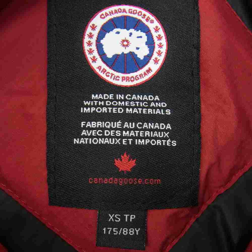 CANADA GOOSE カナダグース 5078M サザビーリーグ 国内正規品 LODGE HOODY ロッジフーディ レッド系 XS【新古品】【未使用】【中古】