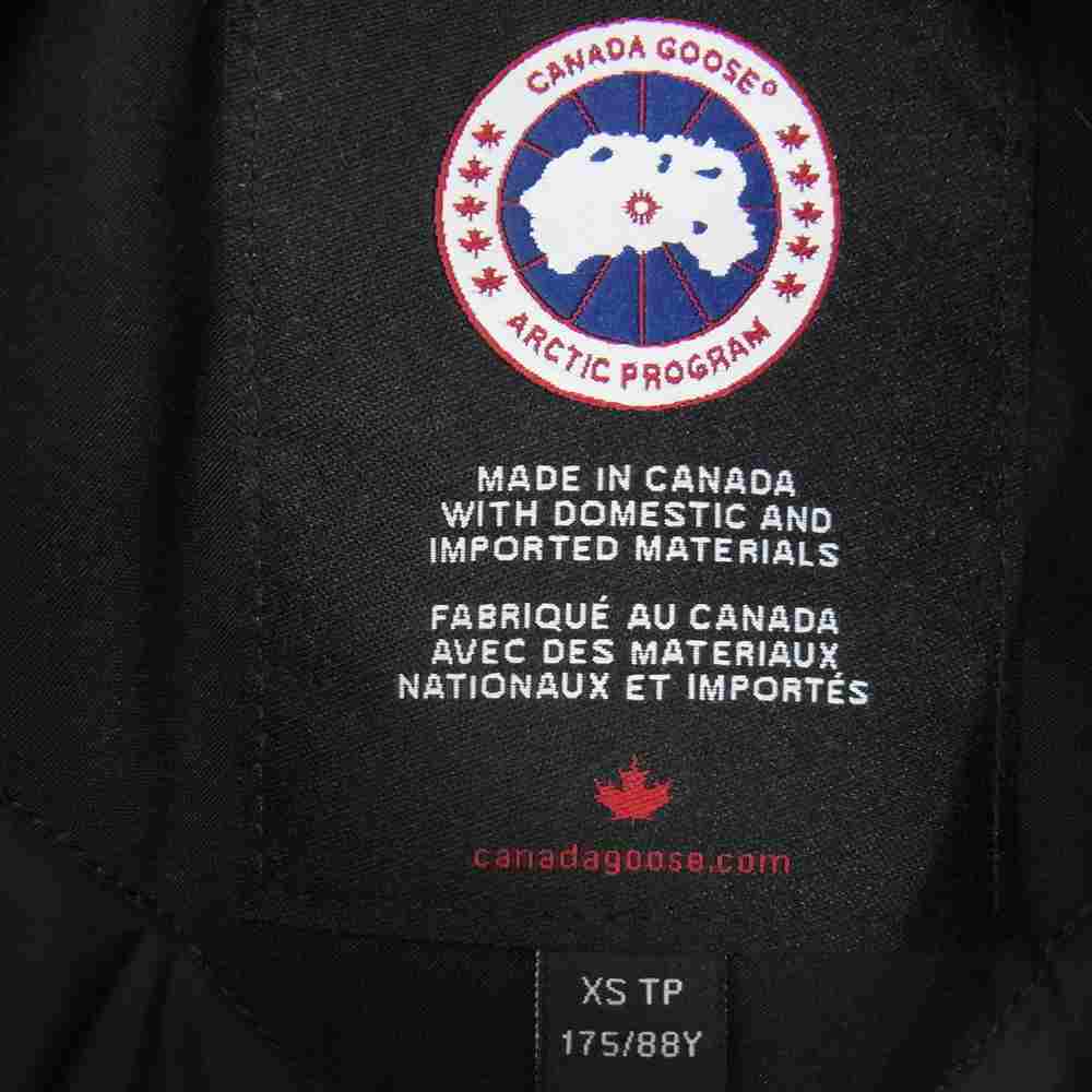 CANADA GOOSE カナダグース 3438JM サザビーリーグ 国内正規品 JASPER PARKA ジャスパー パーカ ブラック系 XS【新古品】【未使用】【中古】