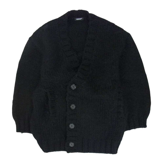 UNDERCOVER アンダーカバー 20AW UCZ4905 ウール ニット カーディガン ブラック系 2【中古】