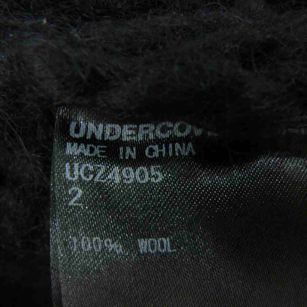UNDERCOVER アンダーカバー 20AW UCZ4905 ウール ニット カーディガン ブラック系 2【中古】