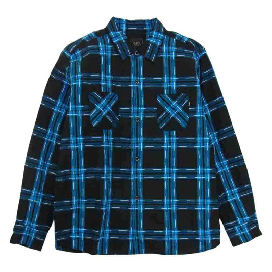 RATS ラッツ 21’RS-0205 DOT CHECK SHIRT ドット チェック シャツ ブラック系 M【美品】【中古】