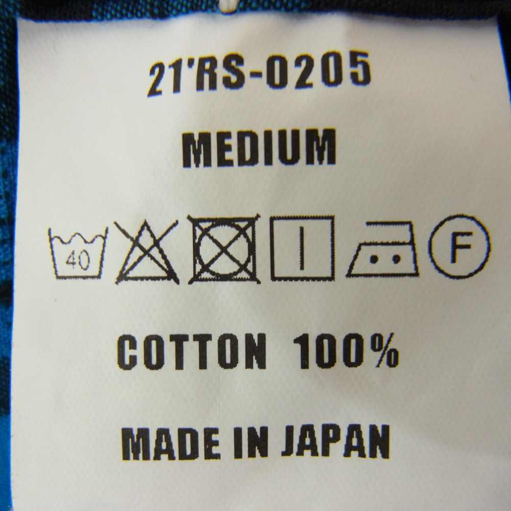 RATS ラッツ 21’RS-0205 DOT CHECK SHIRT ドット チェック シャツ ブラック系 M【美品】【中古】