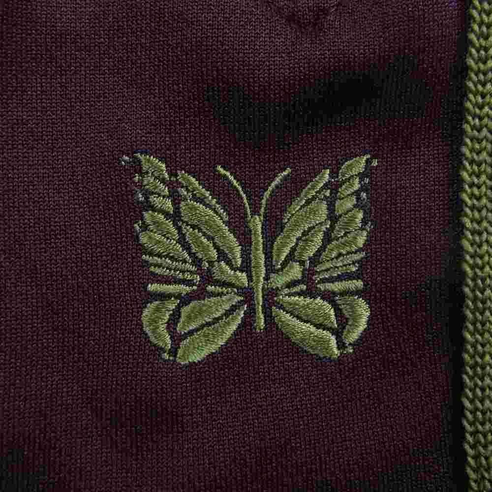 Needles ニードルス 21AW J0222 TRACK PANT ライン トラックパンツ  パープル系 M【中古】