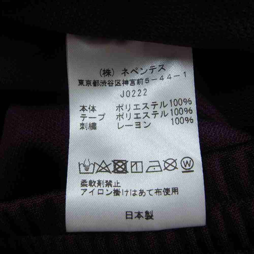 Needles ニードルス 21AW J0222 TRACK PANT ライン トラックパンツ  パープル系 M【中古】