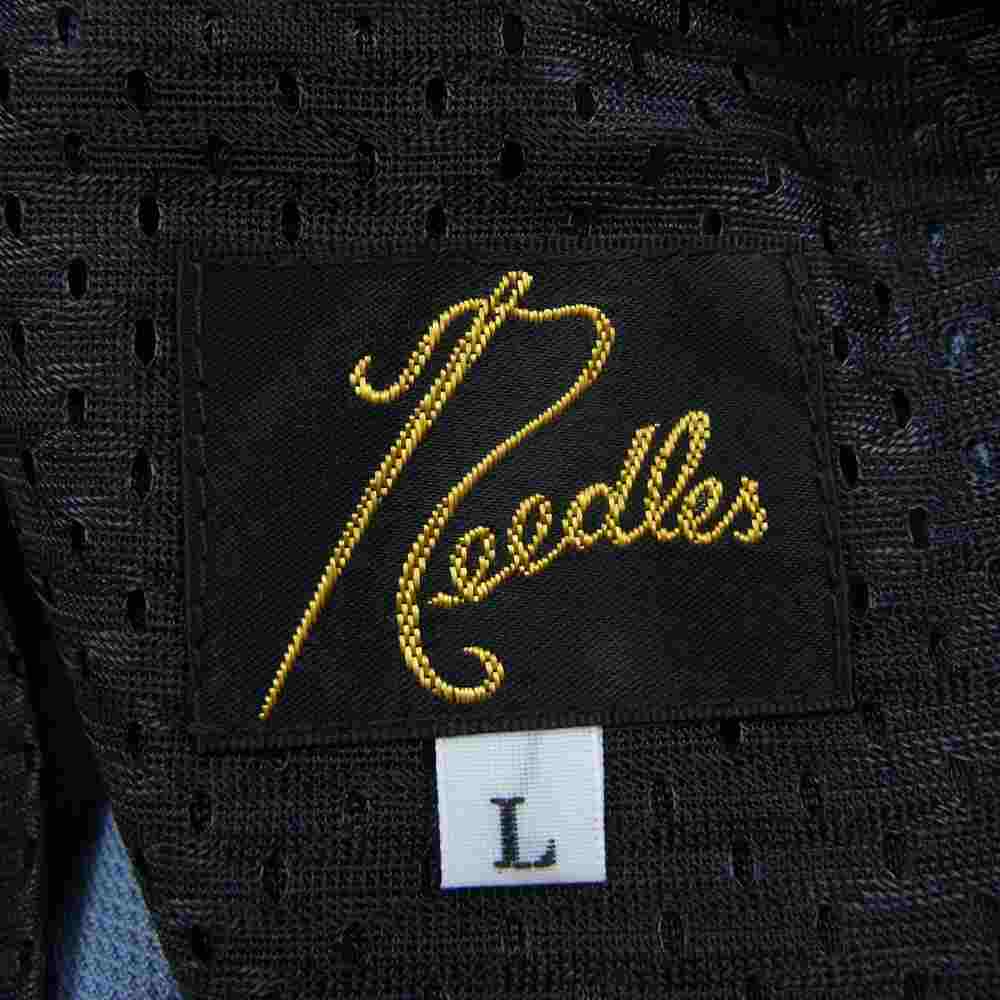 Needles ニードルス KP221 NARROW TRACK PANT POLY SMOOTH トラック パンツ ライトブルー系 L【中古】