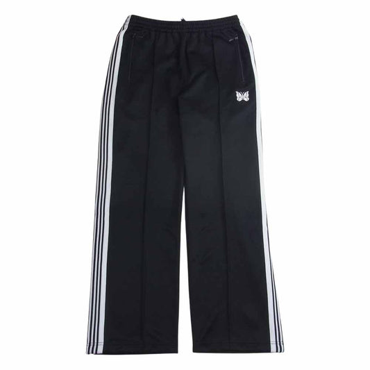 Needles ニードルス KP376 TRACK PANT POLY SMOOTH トラック パンツ ブラック系 S【中古】