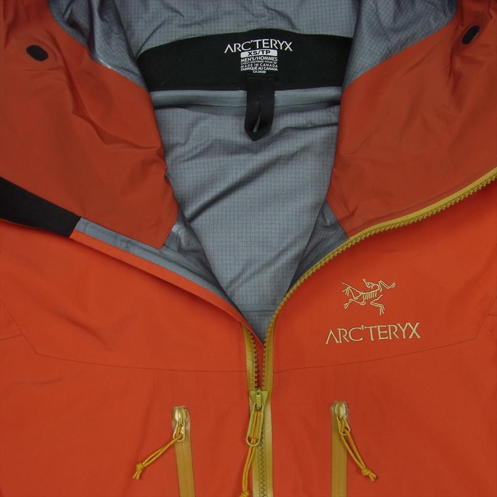 ARC'TERYX アークテリクス 26024 国内正規品 30周年記念モデル 300着限定 ALPHA SV JACKET アルファ ジャケット レッド・オレンジ系 XS【美品】【中古】