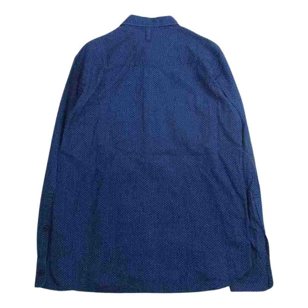 NEIGHBORHOOD ネイバーフッド 14AW 142AQNH-SHM03 DOT PULL OVER SHIRT ドット プルオーバー 長袖 シャツ インディゴブルー系 S【中古】