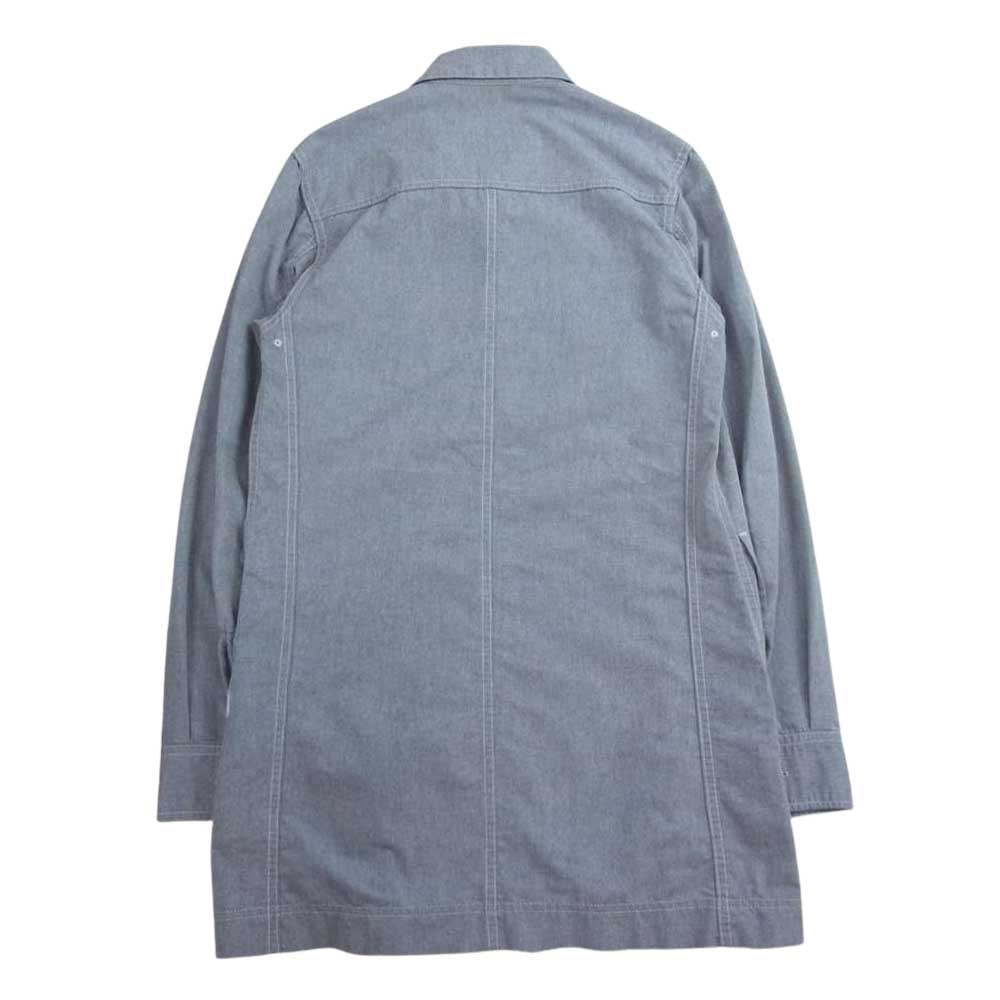 WTAPS ダブルタップス 11SS 111GWDT-SHM01S MUMMY LS WHO CARES ロゴパッチ 長袖 シャツ ライトブルー系【中古】