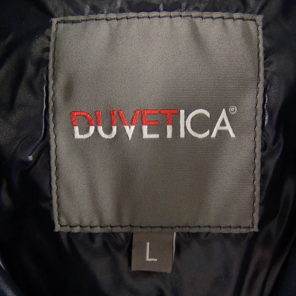 DUVETICA デュベティカ BALIO バリオ フード着脱可能 ダウンジャケット ネイビー系 L【中古】