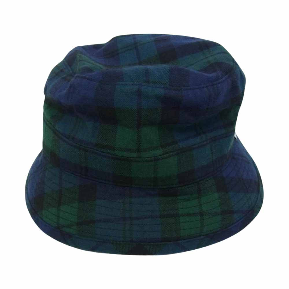 WTAPS ダブルタップス 22SS 221HCDT-HT15 BUCKET 01 HAT COTTON FLANNEL バケット ハット コットン フランネル チェック ダークネイビー系 グリーン系 02【中古】