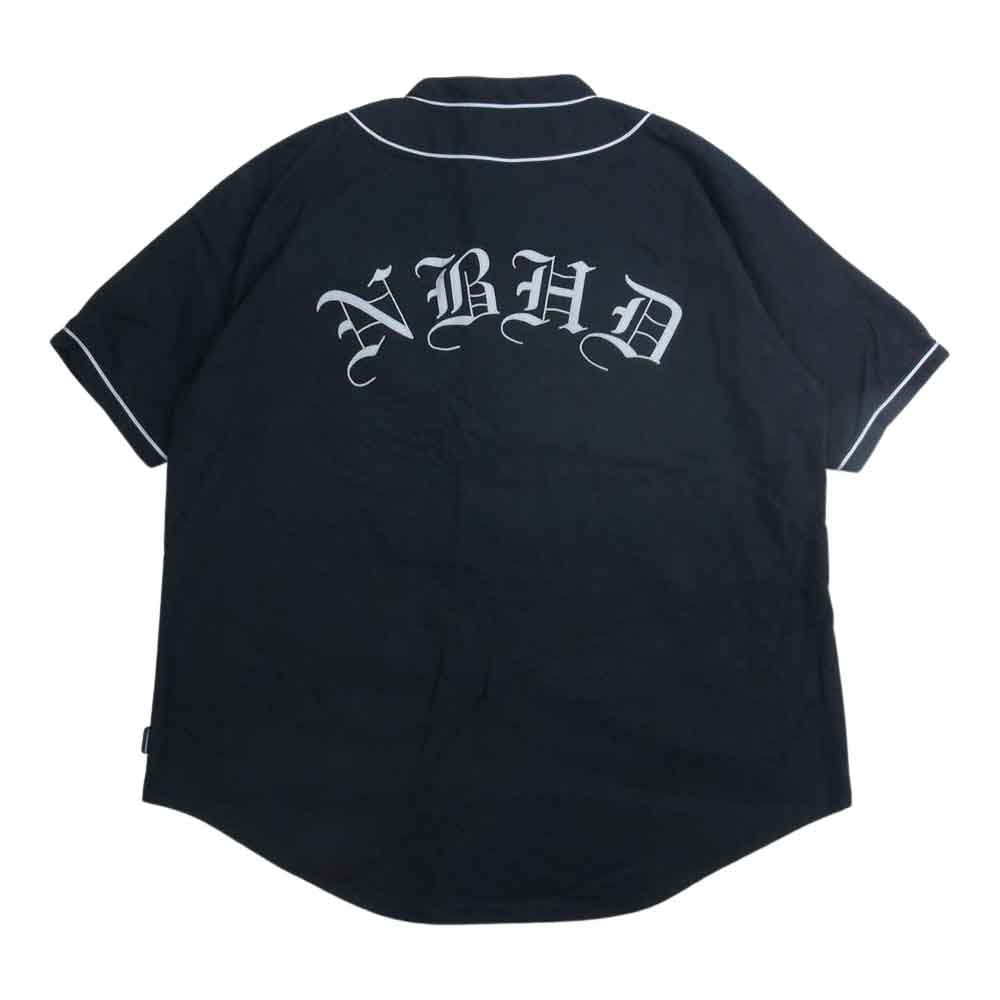 NEIGHBORHOOD ネイバーフッド 22SS 221AQNH-SHM05 B.B. C-SHIRT SS コットン フランネル ベースボール シャツ ブラック系 M【中古】