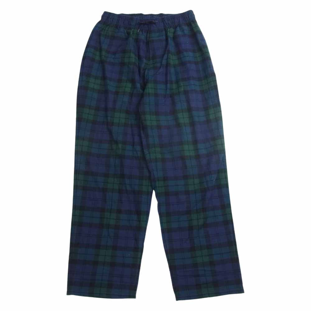 WTAPS ダブルタップス 22SS 221TQDT-PTM03 SEAGULL 02 TROUSERS COTTON FLANNEL トラウザーズ コットン フランネル パンツ ネイビー系 グリーン系 1【中古】