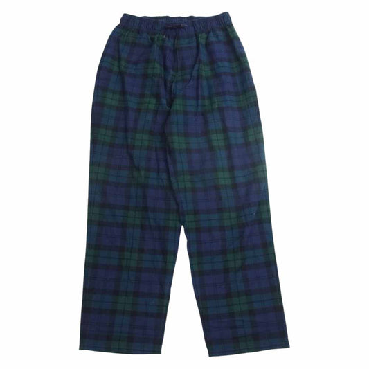 WTAPS ダブルタップス 22SS 221TQDT-PTM03 SEAGULL 02 TROUSERS COTTON FLANNEL トラウザーズ コットン フランネル パンツ ネイビー系 グリーン系 1【中古】