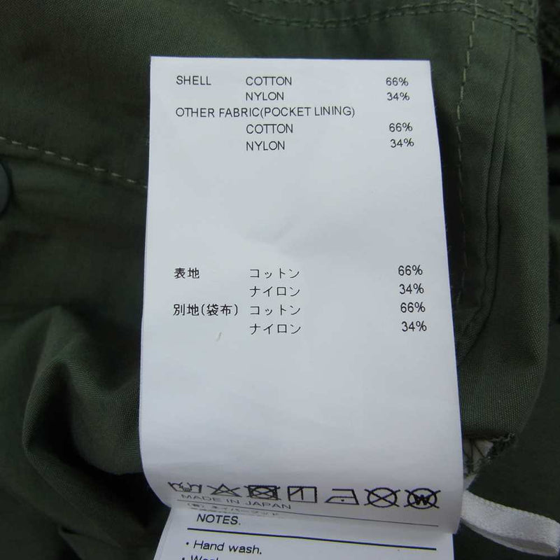 WTAPS ダブルタップス 21AW 212BRDT-PTM03 INCOM TROUSERS NYCO WEATHER トラウザーズ パンツ カーキ系 2【中古】