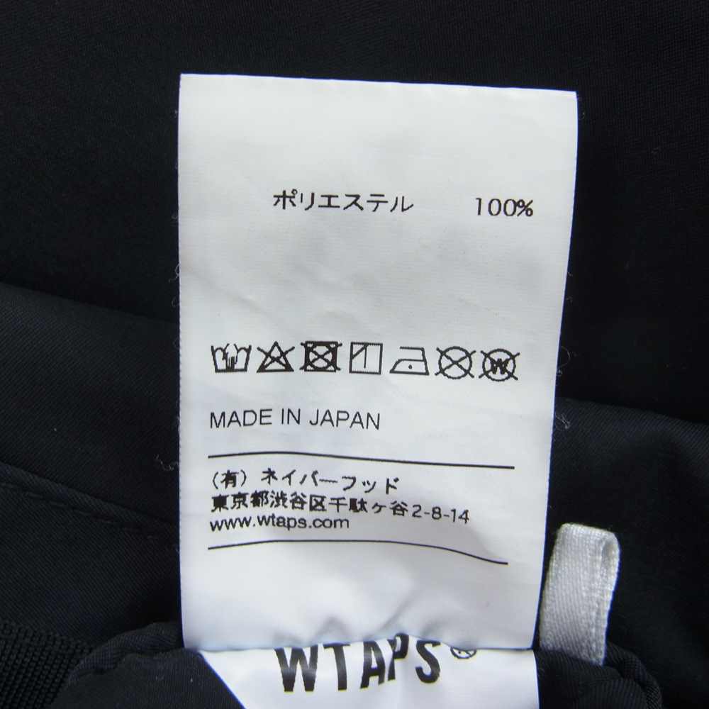 WTAPS ダブルタップス 19AW 192WVDT-PTM07 TASK TROUSERS タスク トラウザーズ パンツ ブラック系 2【中古】