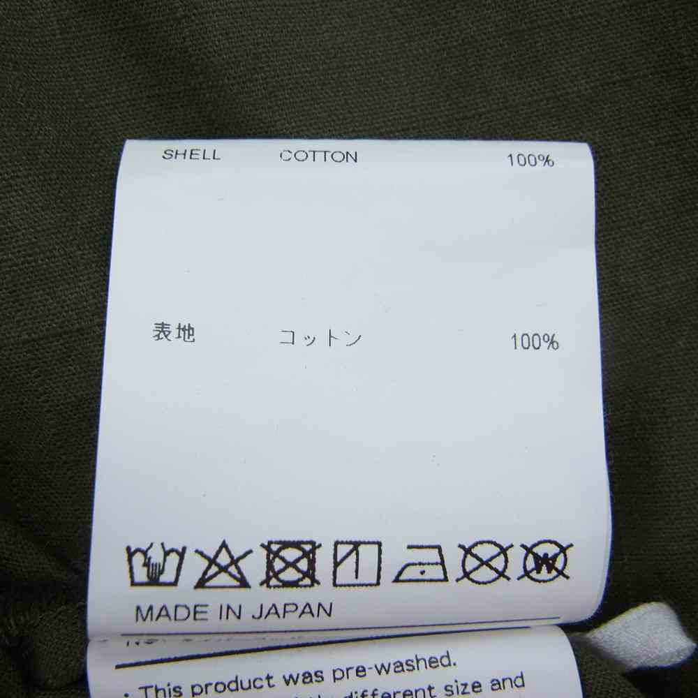 WTAPS ダブルタップス 19AW 192WVNHD-SHM02S × NEIGHBORHOOD ネイバーフッド JUNGLE LS SHIRT ジャングル 長袖シャツ カーキ系 1【中古】