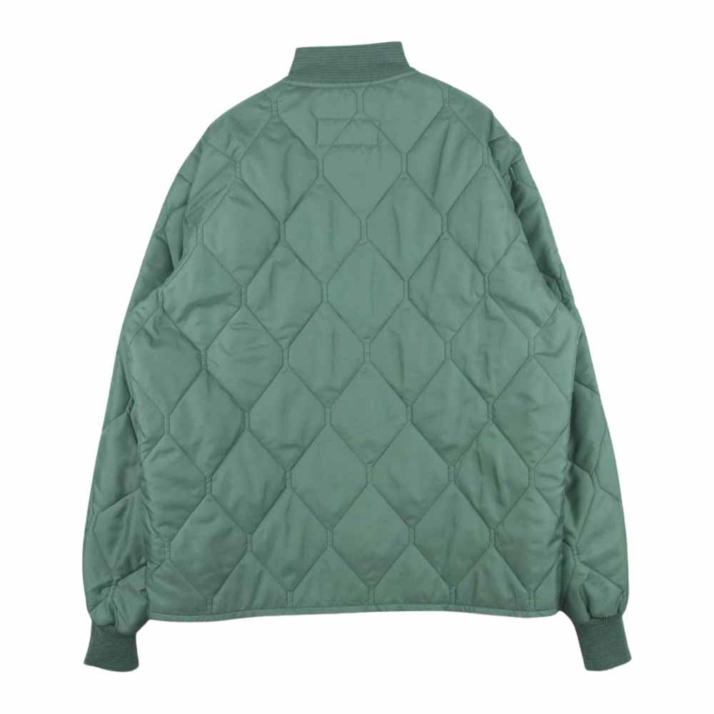 The REAL McCOY'S ザリアルマッコイズ UNDERWEAR QUILTED CWU 9/P ナイロン キルティング ジャケット カーキ系 S【中古】