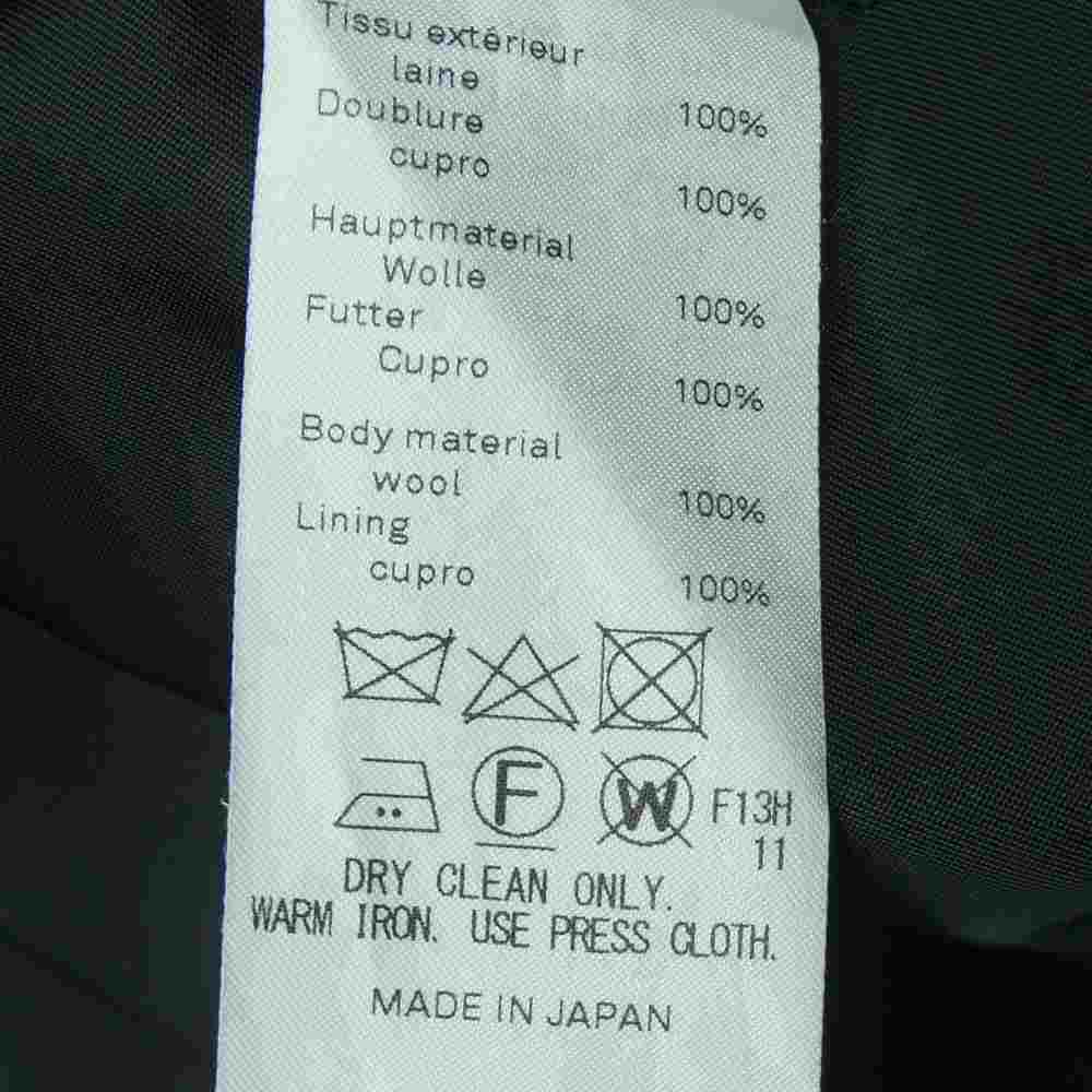 エイトン 6682632 MELTON CHESTER COAT メルトン ダブルブレスト チェスター コート ブラック系 02【中古】