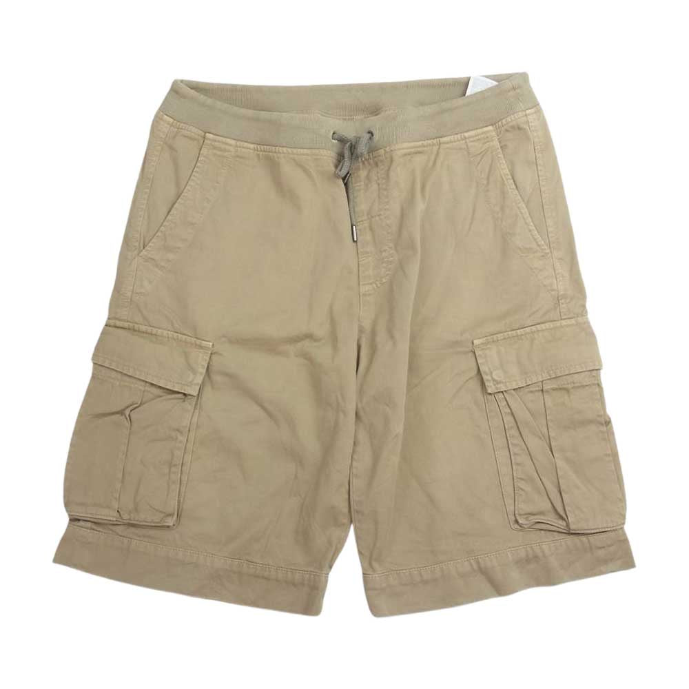 MONCLER モンクレール 国内正規品 210911350100 PANTALONE BERMUDA ハーフパンツ ベージュ ベージュ系 50【中古】