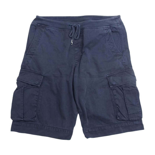 MONCLER モンクレール 国内正規品 210911350100 PANTALONE BERMUDA ハーフパンツ ネイビー ネイビー系 50【中古】