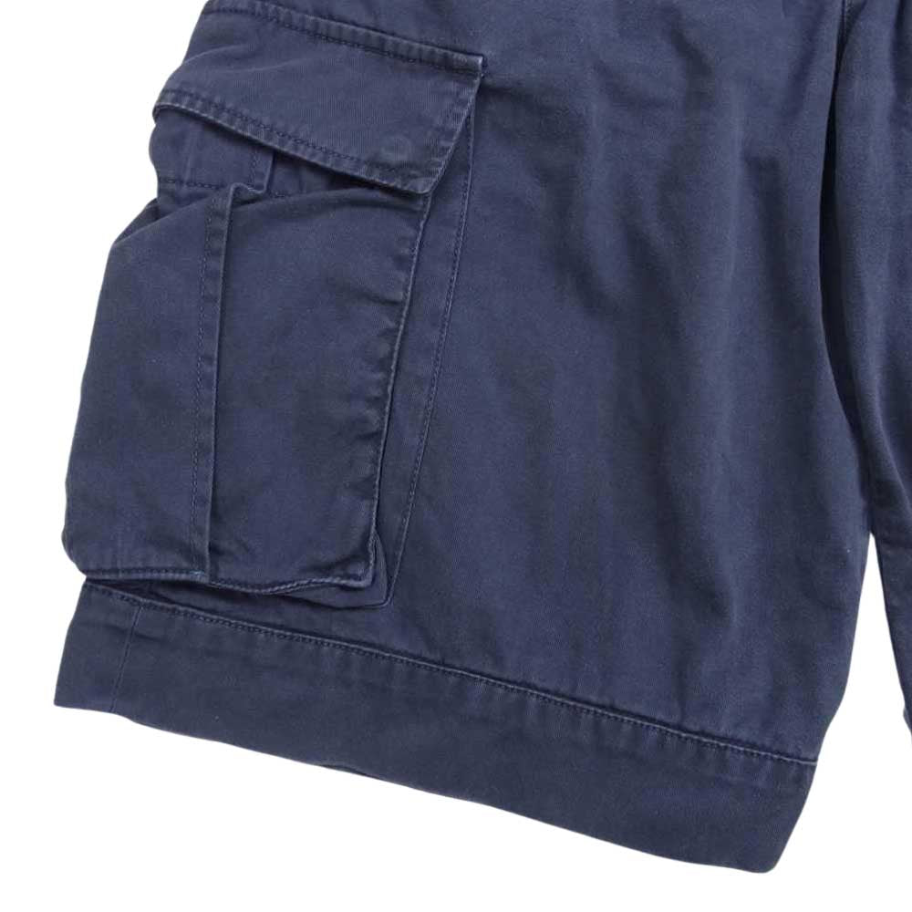 MONCLER モンクレール 国内正規品 210911350100 PANTALONE BERMUDA ハーフパンツ ネイビー ネイビー系 50【中古】