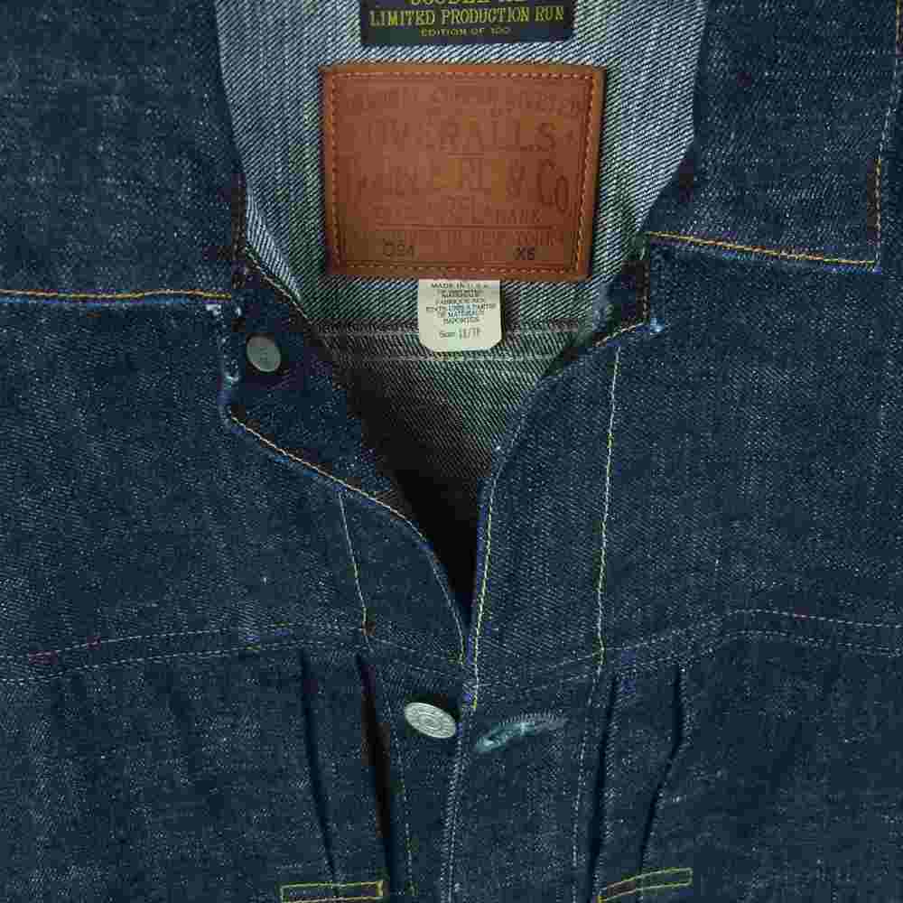 RRL ダブルアールエル 米国製 世界限定200着 LIMITED EDITION リミテッド エディション デニム ジャケット インディゴブルー系 XS【中古】