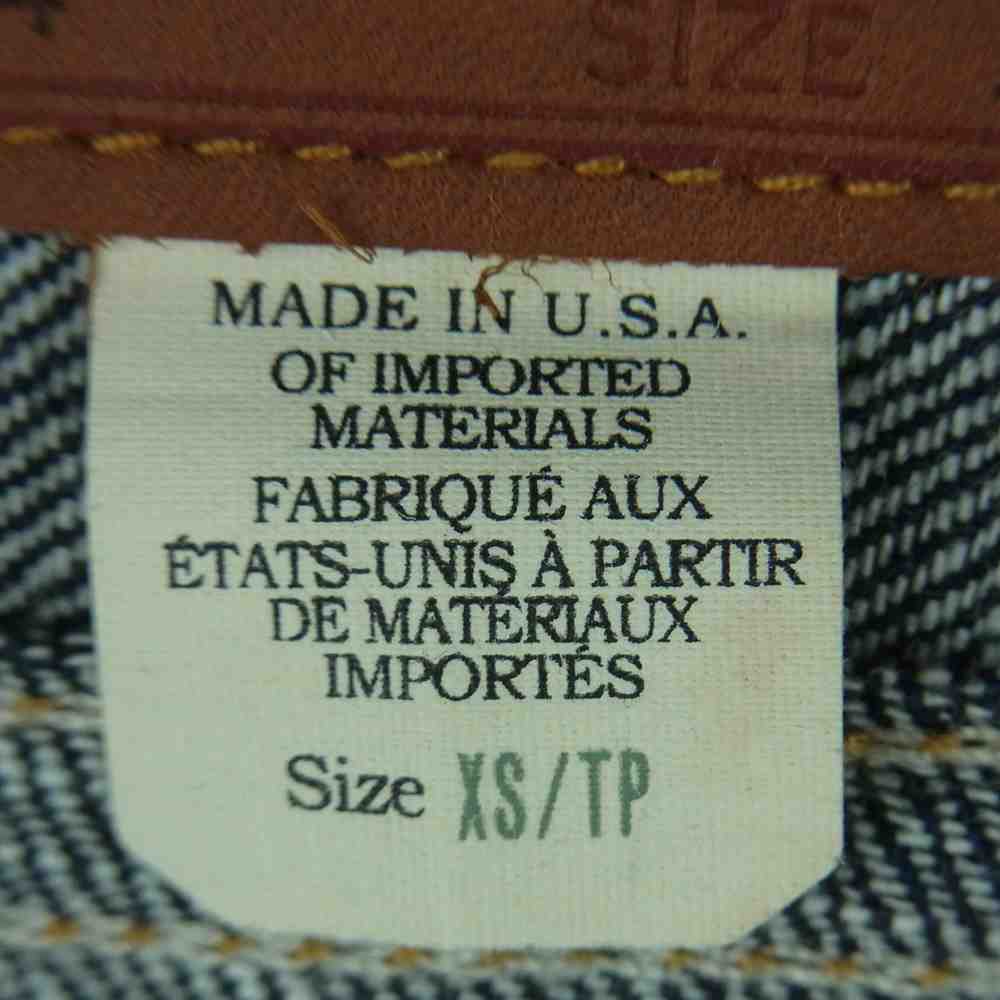 RRL ダブルアールエル 米国製 世界限定200着 LIMITED EDITION リミテッド エディション デニム ジャケット インディゴブルー系 XS【中古】