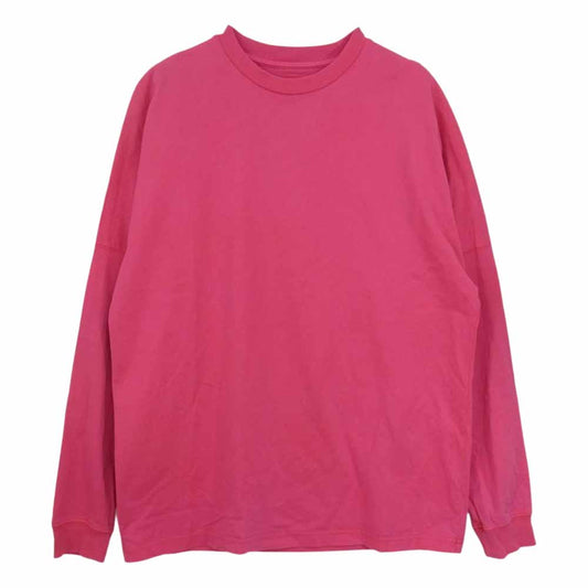 Supreme シュプリーム 20SS Overdyed L/S Top オーバーダイ 長袖 Tシャツ ピンク系 S【中古】