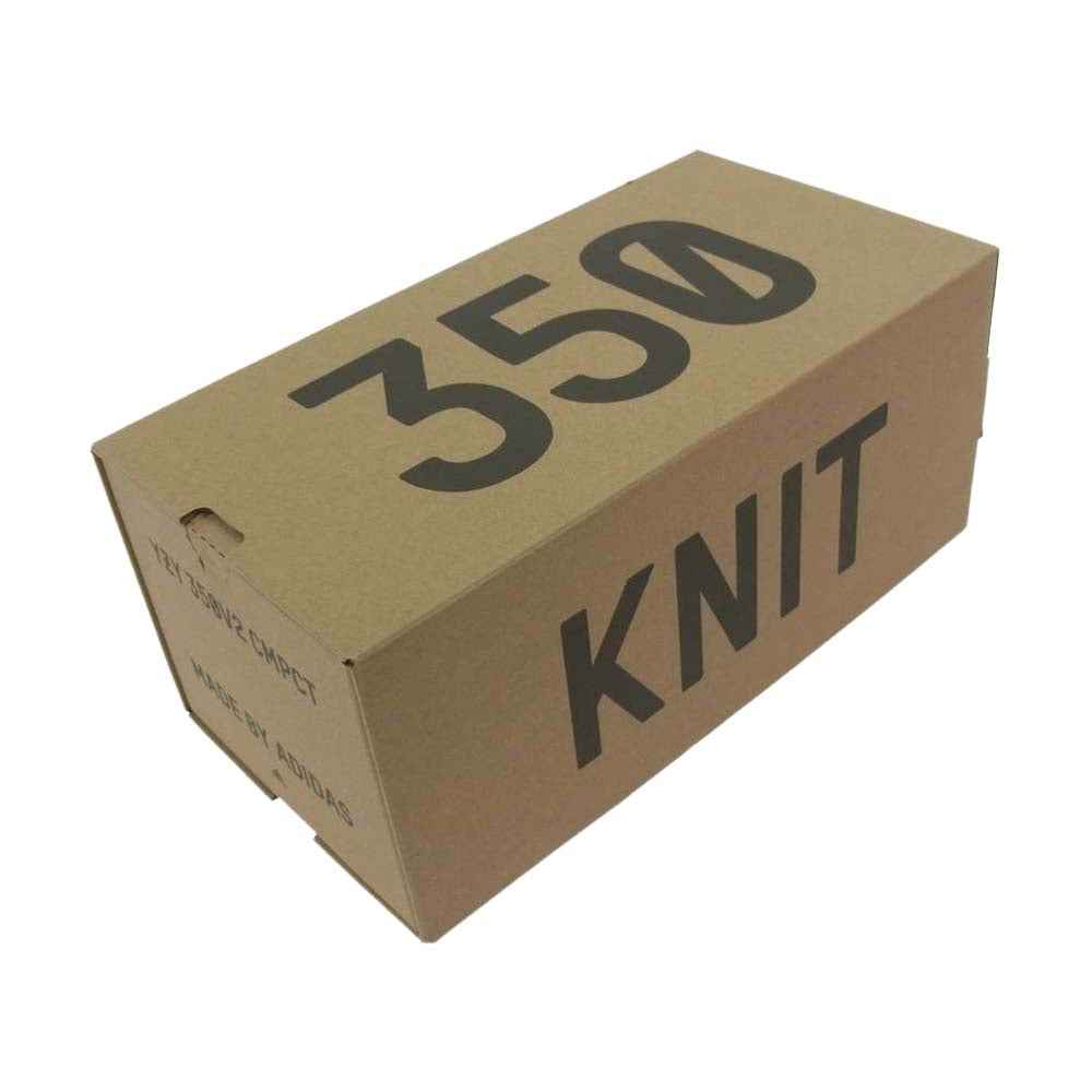 adidas アディダス HQ6319 YEEZY BOOST 350 イージー ブースト 350 V2 CMPCT SLATE CARBON ストレート カーボン ブラック系 ベージュ系 27.5cm【中古】